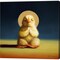 Yoga Chick Lotus by Lucia Heffernan 24" x 24" Canvas Wall Art
